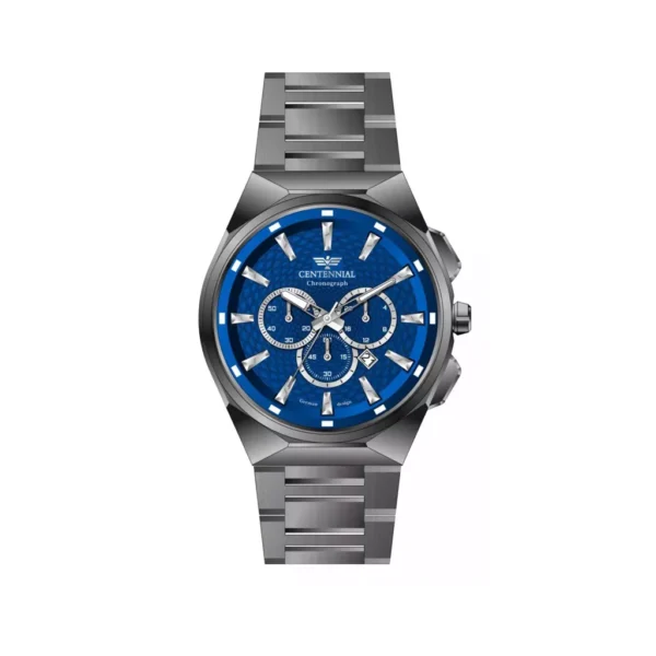 ساعت مردانه سنتنیال ذغالی صفحه آبی رفرنس 2254 مدل 81