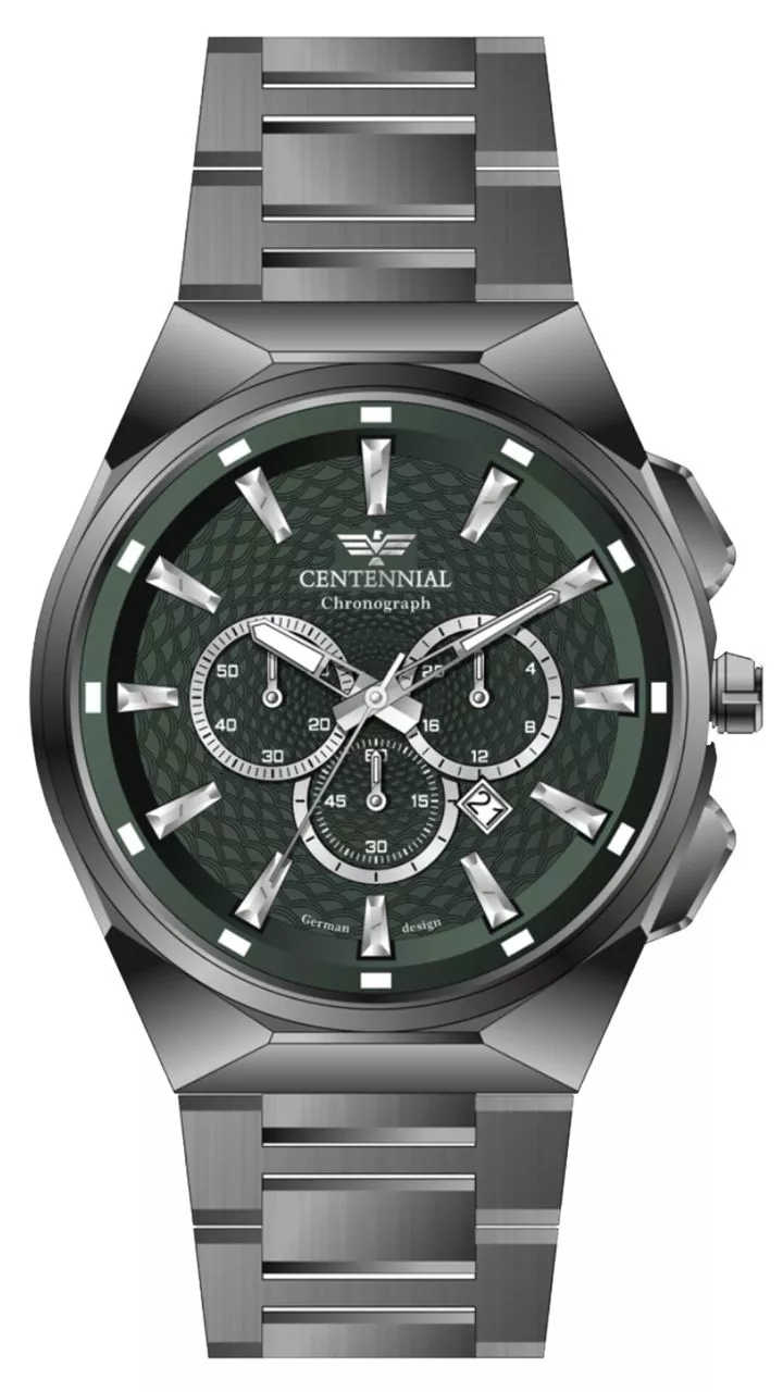 ساعت مردانه سنتنیال ذغالی صفحه سبز مدل 82 ساعت مردانه سنتنیال ذغالی صفحه سبز مدل 82