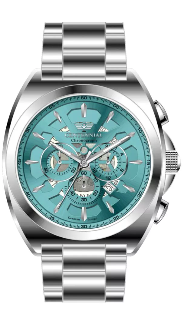 ساعت مردانه سنتنیال سیلور صفحه تیفانی مدل 189 ساعت مردانه سنتنیال سیلور صفحه تیفانی مدل 189