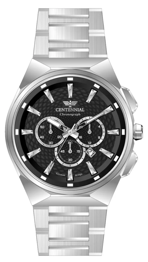 ساعت مردانه سنتنیال سیلور صفحه مشکی مدل 68 ساعت مردانه سنتنیال سیلور صفحه مشکی مدل 68