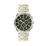 ساعت مردانه سنتنیال سیلور طلایی صفحه سبز رفرنس 2254 مدل 86