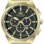 ساعت مردانه سنتنیال طلایی صفحه سبز رفرنس 2254 مدل 77