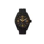 ساعت آنالوگ سلیکونی زنانه و مردانه کاتر پیلار مشکی مدل LQ.161.21.137