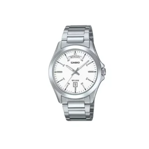 ساعت مردانه گرد استیل کاسیو مدل 1370D-7A3