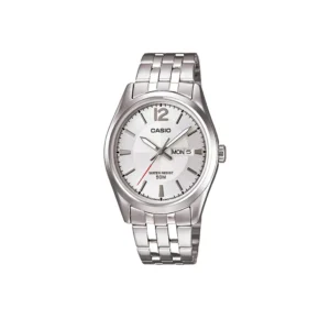 ساعت مردانه گرد استیل کاسیو مدل MTP-1335D-7A