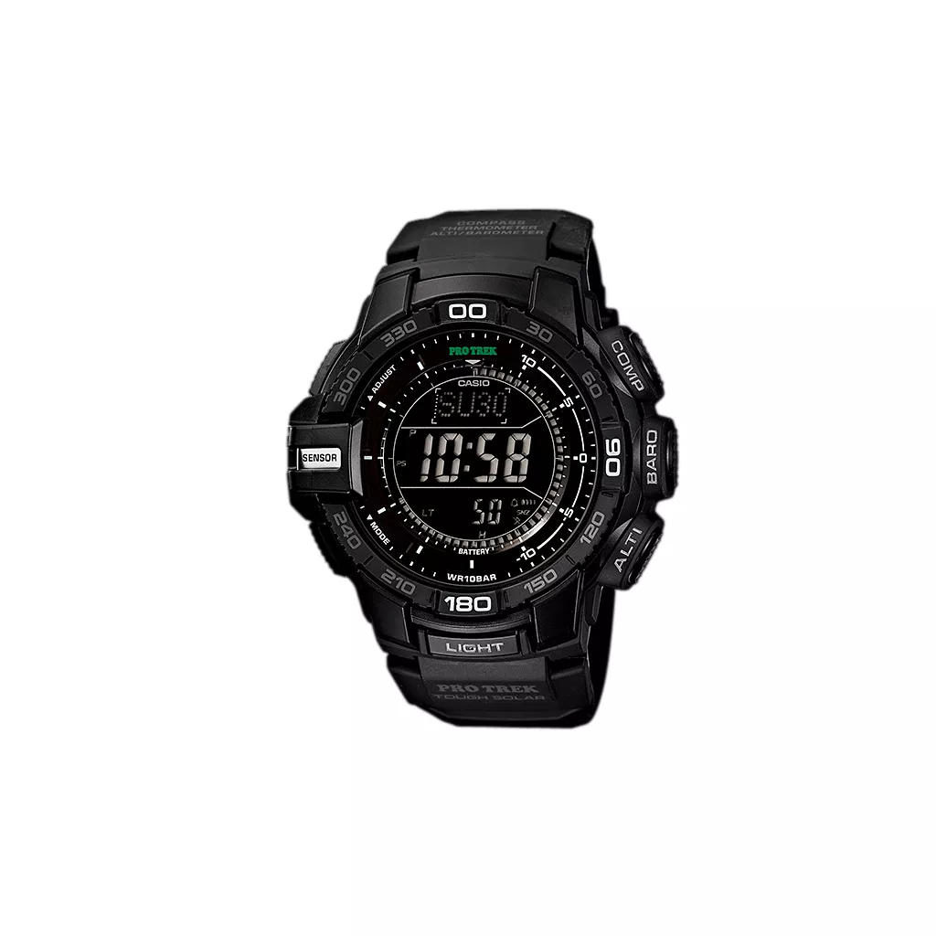 ساعت مردانه گرد مشکی کاسیو مدل PRG-270-1A